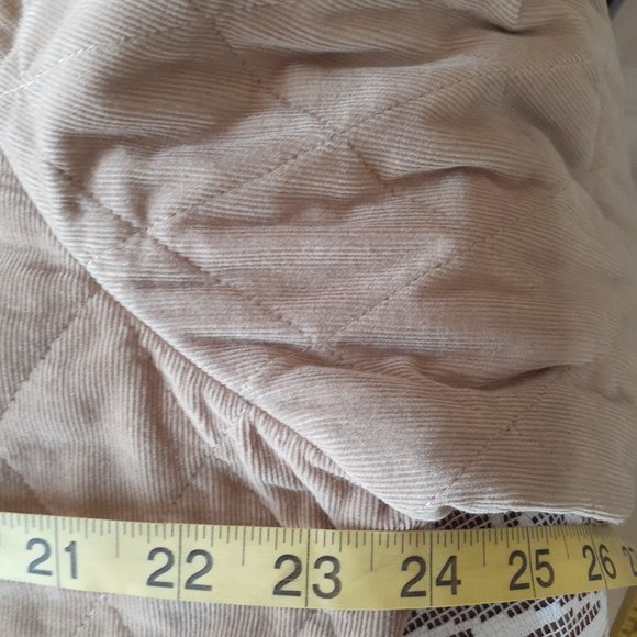 Eddie Bauer Tan Quilted Jacket with Orange Lining - Picture 10 of 14